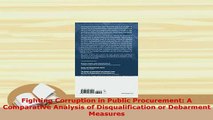 Download  Fighting Corruption in Public Procurement A Comparative Analysis of Disqualification or  Read Online