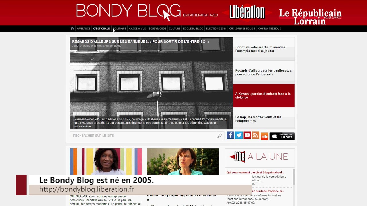 Badrou Saïd Abdallah et Mehdi Meklat et le Bondy Blog