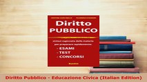 PDF  Diritto Pubblico  Educazione Civica Italian Edition Free Books