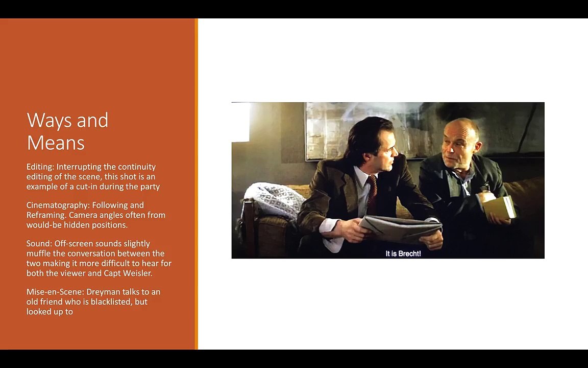 Film Analysis of The Lives of Others