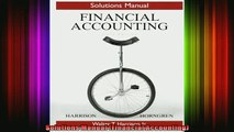 Downlaod Full PDF Free  Solutions Manual Financial Accounting Free Online