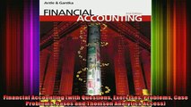 FREE EBOOK ONLINE  Financial Accounting with Questions Exercises Problems Case Problems Cases and Thomson Free Online