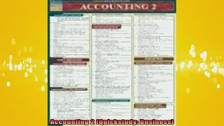 READ book  Accounting 2 Quickstudy Business Full Free