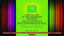READ Ebooks FREE  Oracle eBusiness Suite Accounts Receivables R12 Personal Edition Full Free