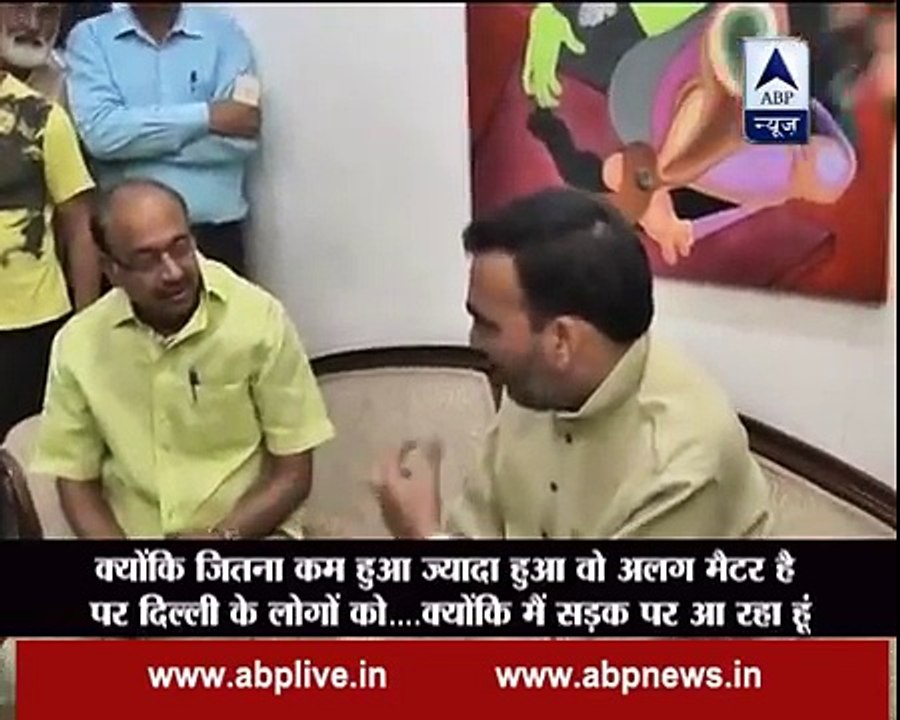 Vijay Goyal violates odd-even rule in protest against AAPs advertisement expenditure