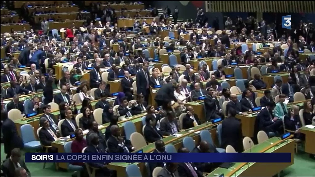 COP21 : 175 pays signent l'accord sur le climat