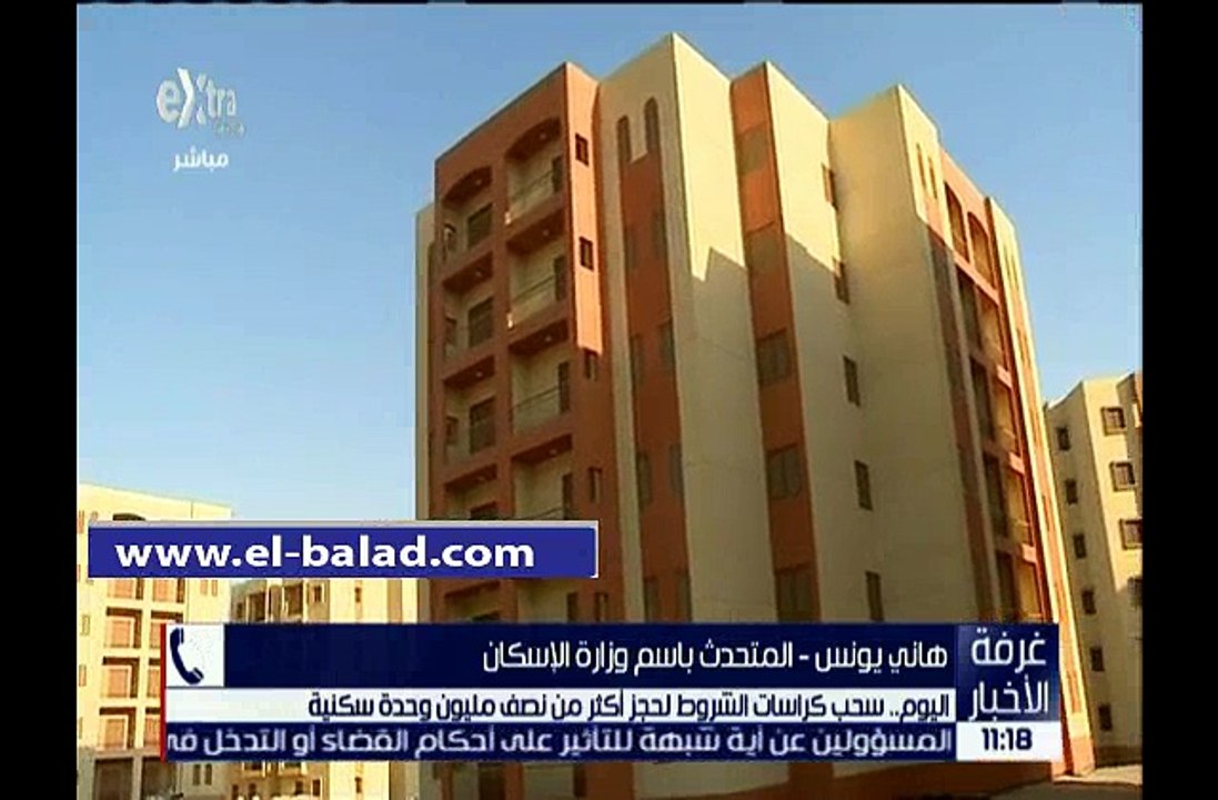 "الاسكان": تسليم 100 ألف وحدة سكنية كاملة التشطيب