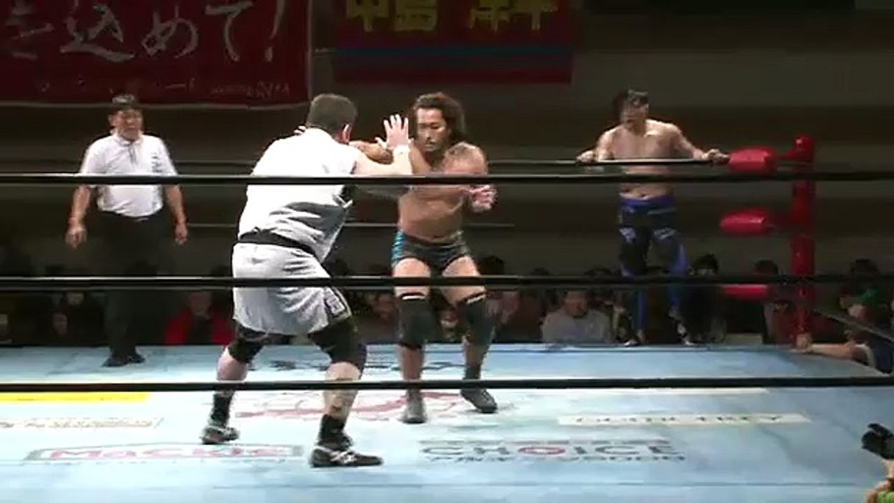 03.19.2016 Atsushi Aoki & Hikaru Sabo vs. Dan Theodore & Takafumi Ito (AJPW)