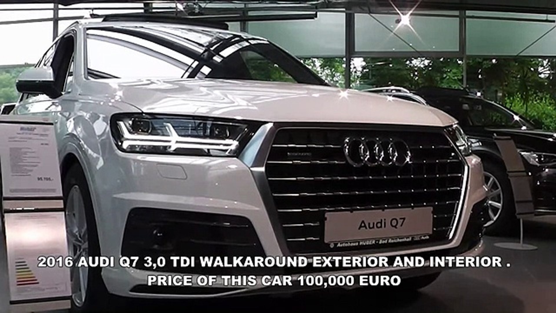 2016 Audi Q7 3 0 S Line Exterior And Interior Video
