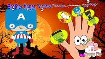 Super Hero Finger Family Halloween Nursery Rhymes Lyrics Kids Songs
