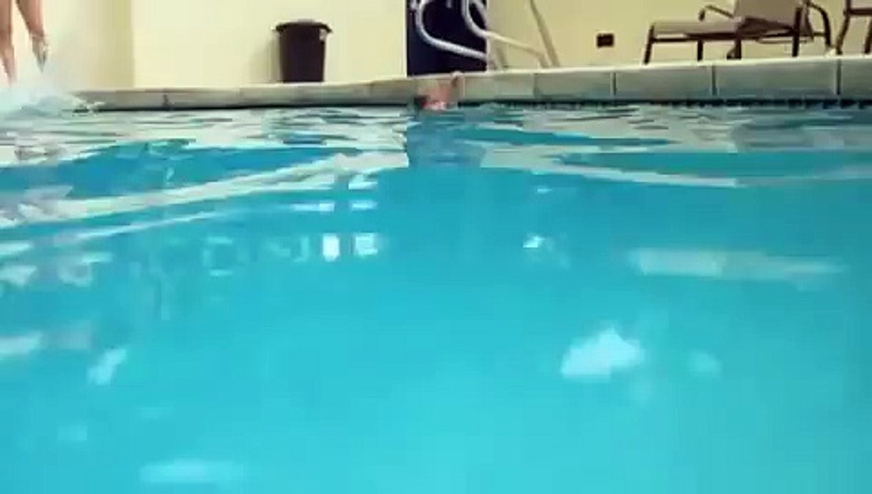 Baby Girl Diving to 9 ft Deep alone!!!! Youngest Swimmer in The World -