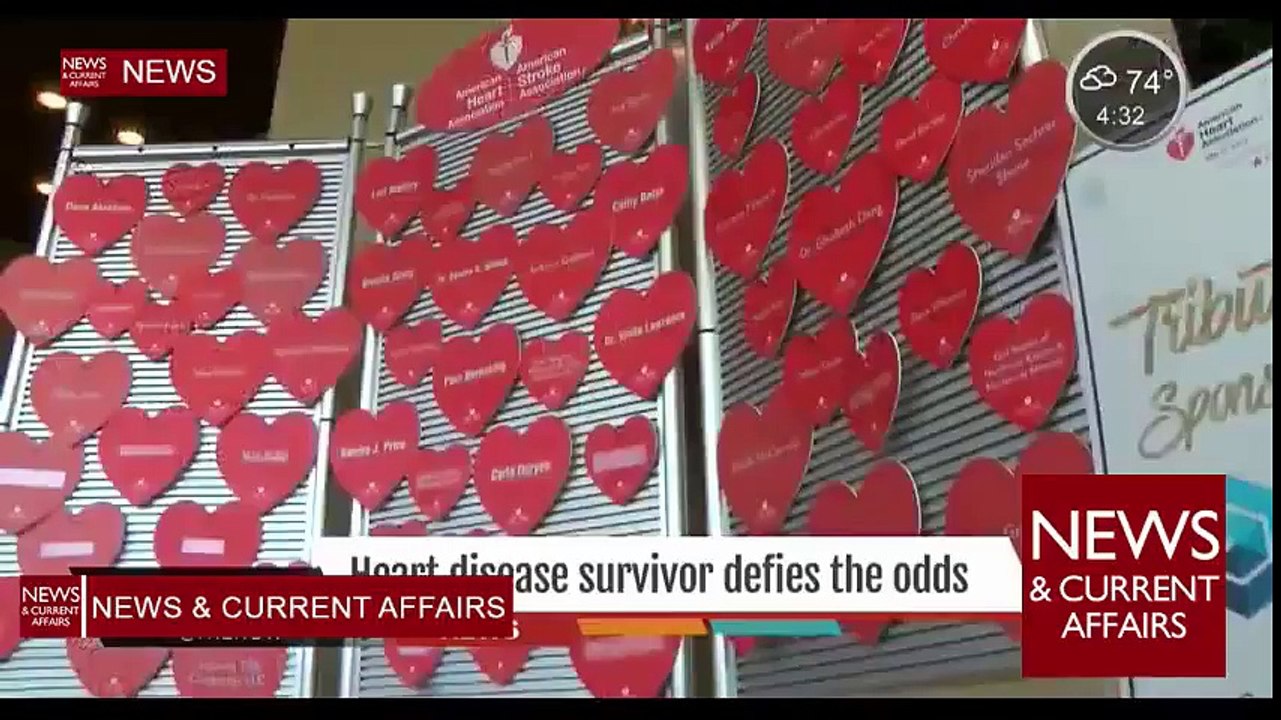 Heart disease survivor defies the odds