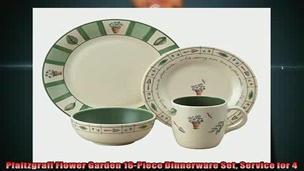 special produk Pfaltzgraff Flower Garden 16Piece Dinnerware Set Service for 4