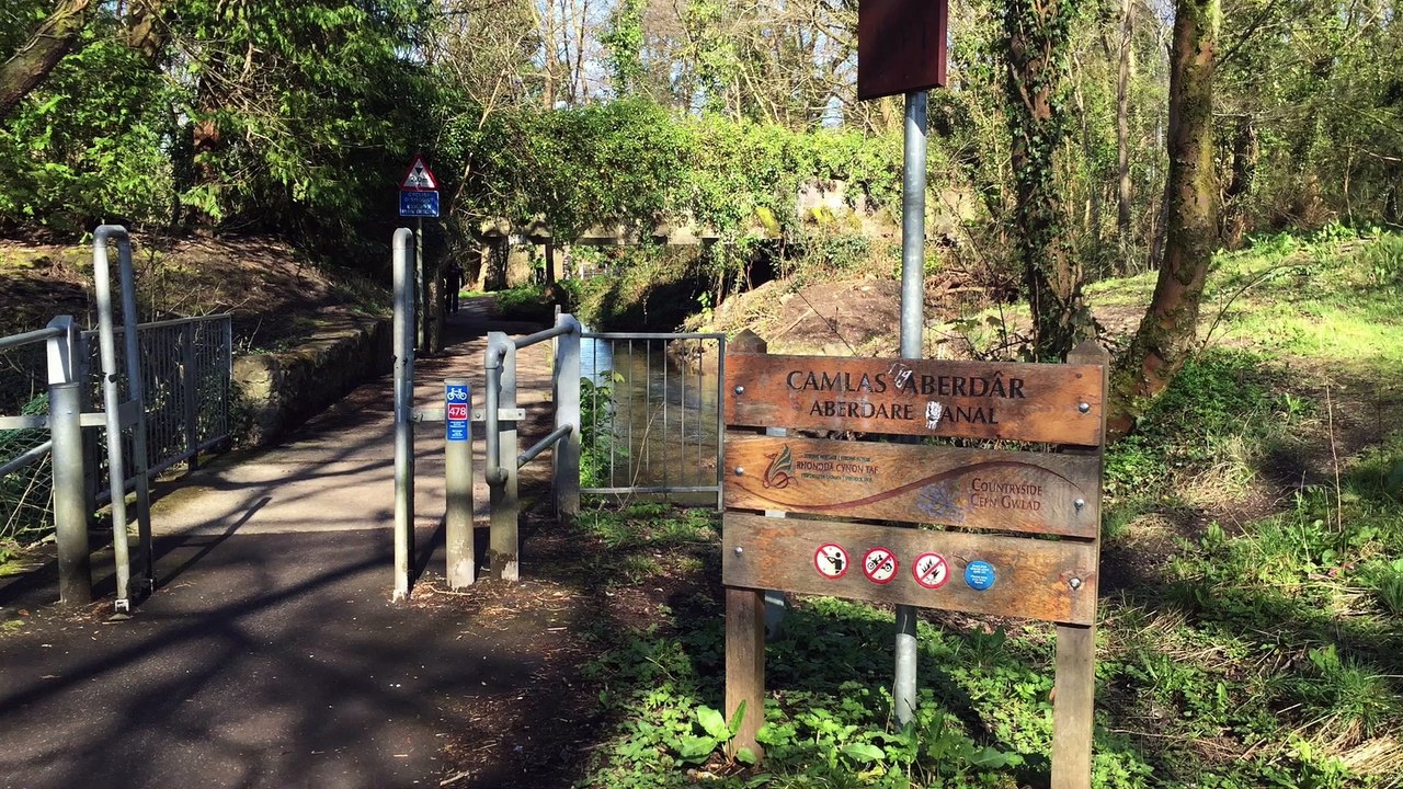 CYCLE ABERCYNON CYNON VALLEY TRAIL VIA MAERDY FORESTRY LOOP