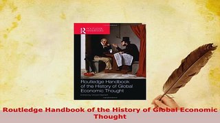 PDF  Routledge Handbook of the History of Global Economic Thought Download Full Ebook