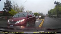 Woman causes car accident, immediately goes into denial about it being her fault