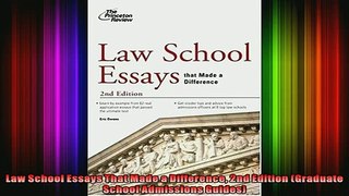 Free Full PDF Downlaod  Law School Essays That Made a Difference 2nd Edition Graduate School Admissions Guides Full Free