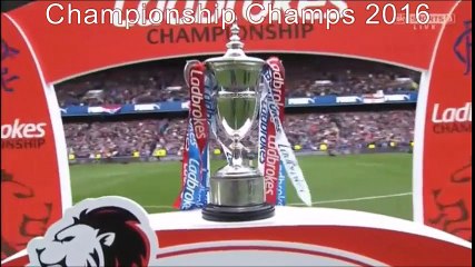 Rangers FC Scottish Championship Champions 2016