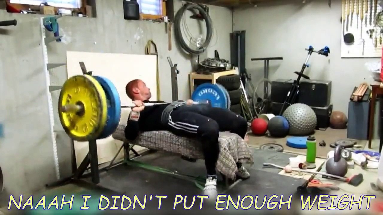 Compilation musculation fail