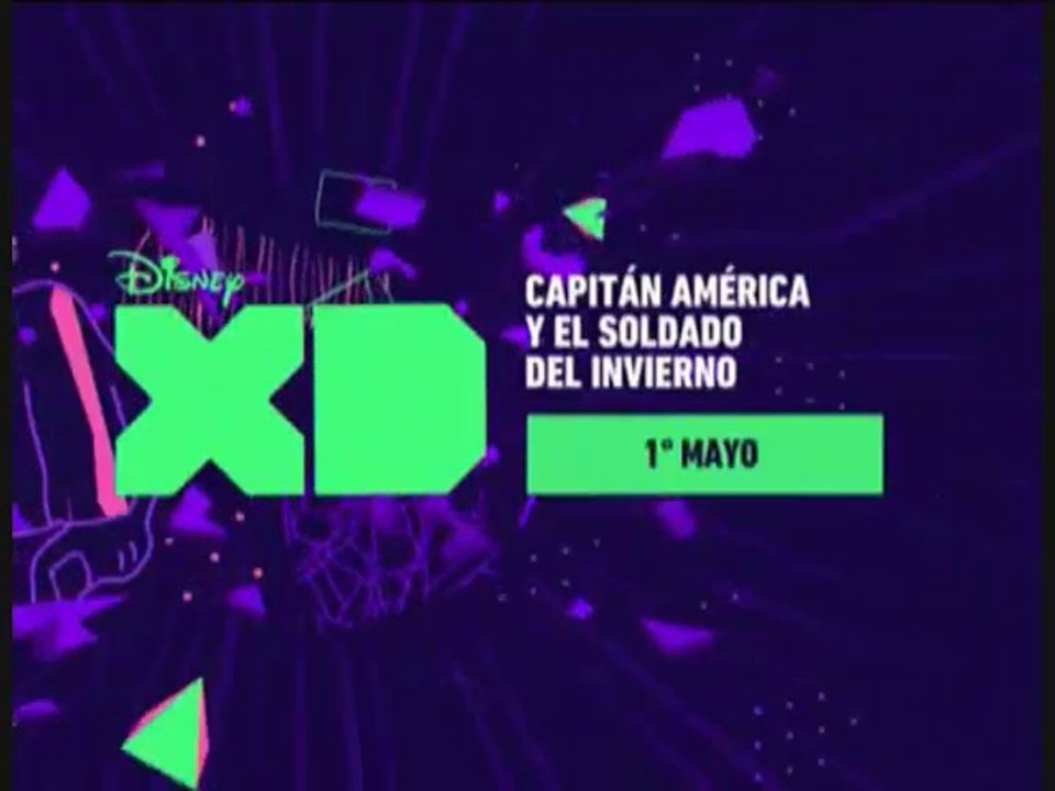 PROMO 2 "CAPITÁN AMÉRICA Y EL SOLDADO DEL INVIERNO" (PODER MARVEL - 1-5-2016) EN DISNEY XD - NUEVO LOGO