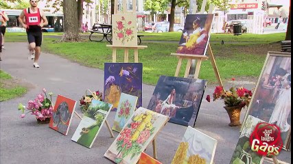 Art Gallery Destroyed By Joggers Gag