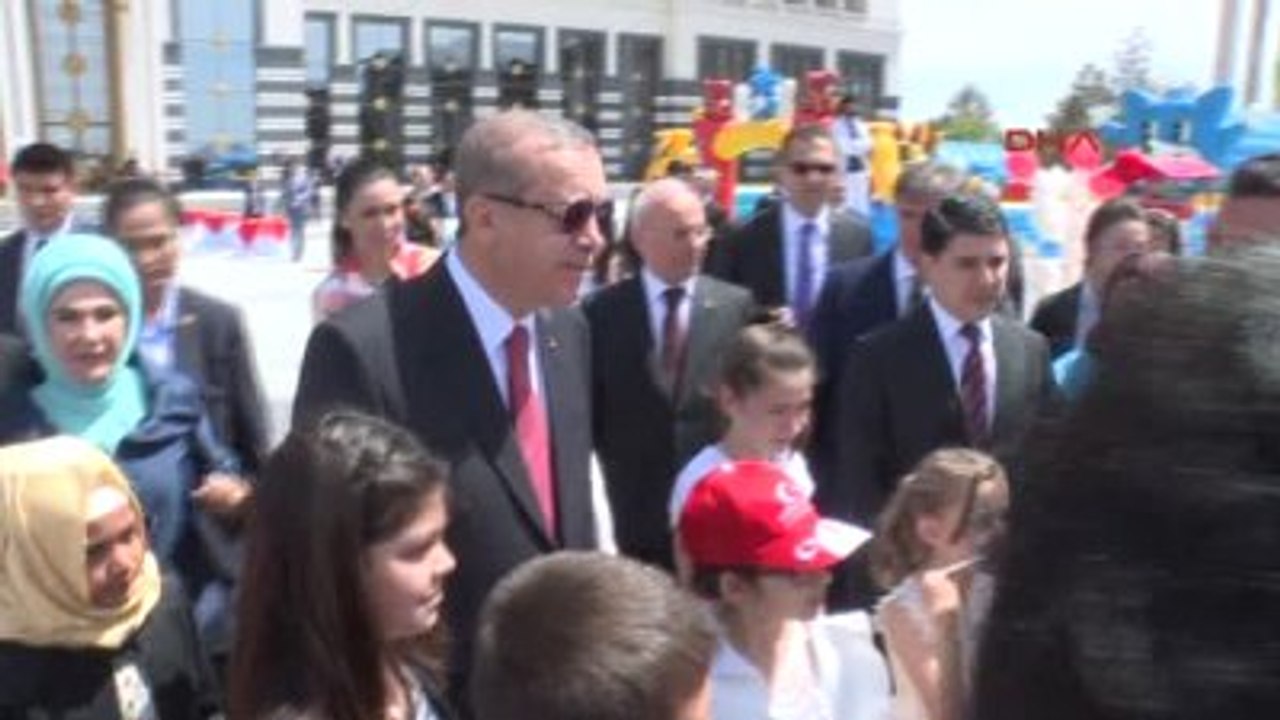 Cumhurbaşkanlığı Sarayı - Cumhurbaşkanı Erdoğan 81 İlden Gelen Çocuklarla Yemek Yedi