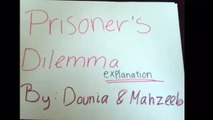 IAS Prisoners Dilemma By Dounia And Mahzeeb