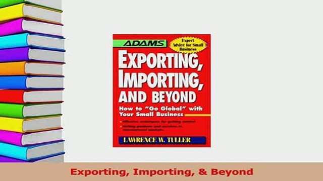Read Exporting Importing Beyond Ebook Free