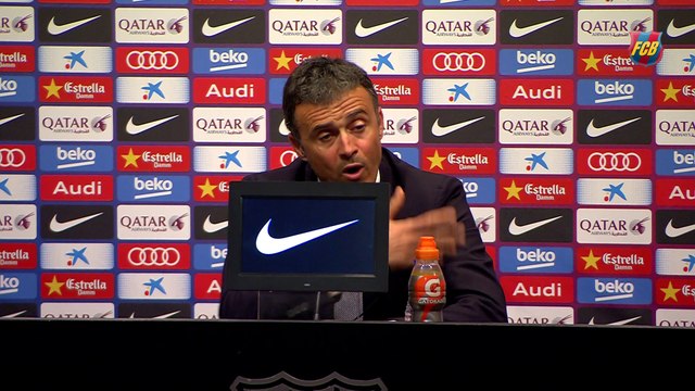 Luis Enrique: El triunfo es mérito de todo el equipo