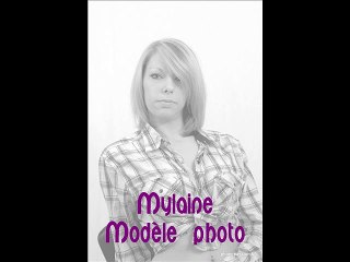 Mylaine modèle photo noir et blanc
