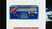 buy now  Crystal Clear Cutlery 360 Pieces 180 Forks  120 Spoons  60 Knives  Pack of 3