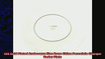 best produk   Charger Under Plate 18K Gold Plated Arabesque Fine Bone China Porcelain