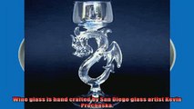 special produk Dragon Wine Glass Hand Blown Crystal Goblet