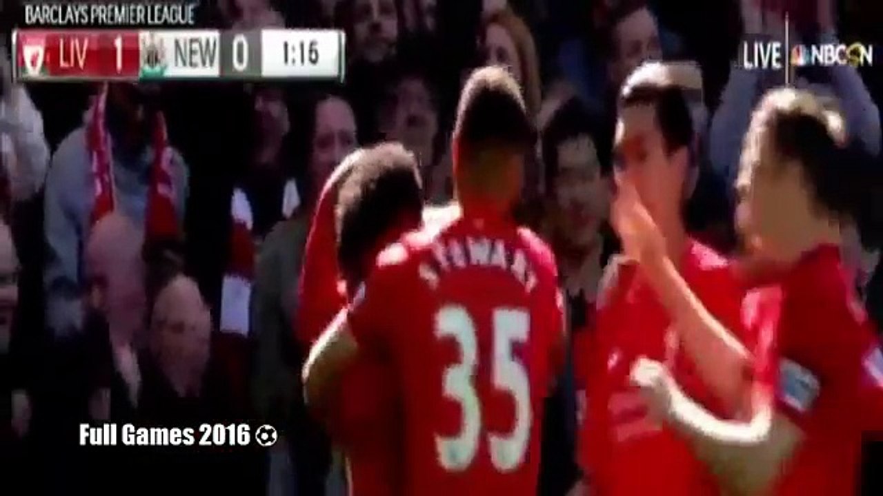اهداف مباراة ليفربول ونيوكاسل يونايتد 2-2   23-04-2016 الدوري الإنجليزي الممتاز HD