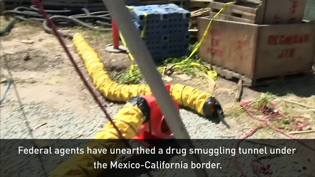 Longest ever drug tunnel found on Mexico-California border