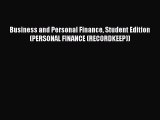 Read Business and Personal Finance Student Edition (PERSONAL FINANCE (RECORDKEEP)) Ebook Free