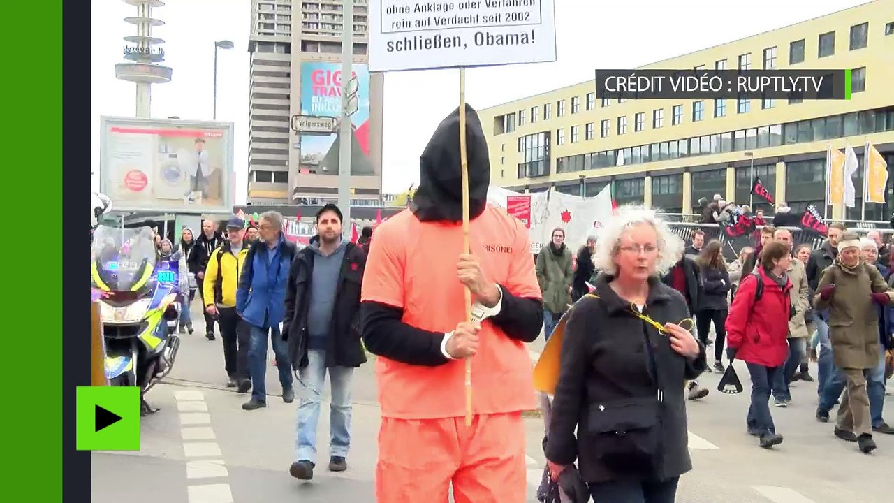 Stop TTIP : une énorme manifestation contre la zone de libre-échange transatlantique envahit Hanovre