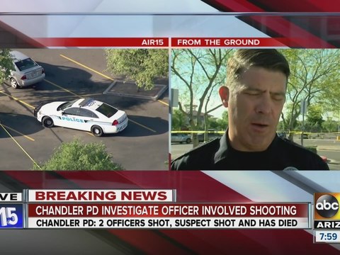 Two Chandler officers involved in shooting at Walmart