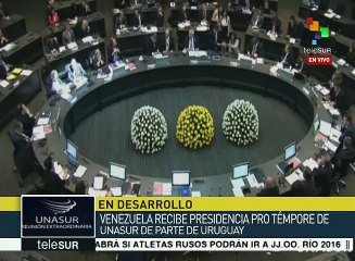 Venezuela recibe Presidencia Pro Témpore de Unasur