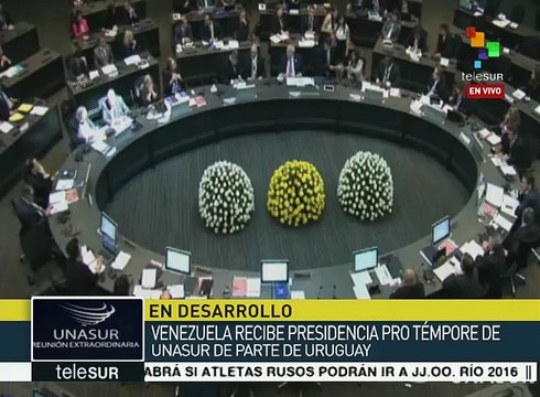 Venezuela recibe Presidencia Pro Témpore de Unasur