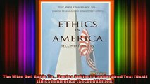 Free Full PDF Downlaod  The Wise Owl Guide To Dantes Subject Standardized Test Dsst Ethics In America Second Full Free