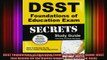 DOWNLOAD FREE Ebooks  DSST Foundations of Education Exam Secrets Study Guide DSST Test Review for the Dantes Full Free
