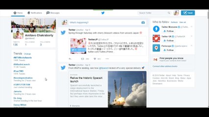 Twitter - Posting a Tweet