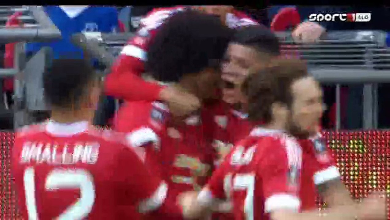Everton 0-1 Manchester United  - Marouane Fellaini Goal HD - 23-04-2016 FA Cup(480)
