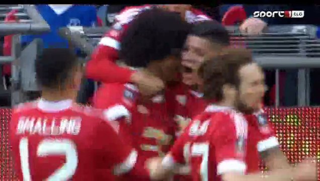 Everton 0-1 Manchester United - Marouane Fellaini Goal HD - 23-04-2016 FA Cup(480)