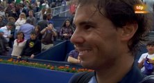 Rafael Nadal On-court interview / SF Barcelona Open 2016