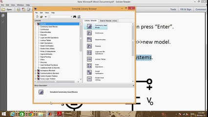 RC circuit matlab simulink