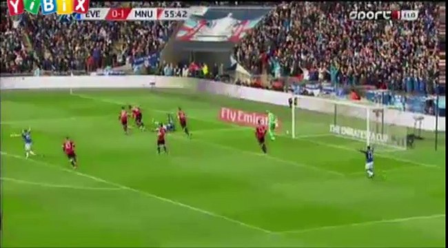 Romelu Lukaku Missed Penalty - Everton 0 - 1 Manchester United