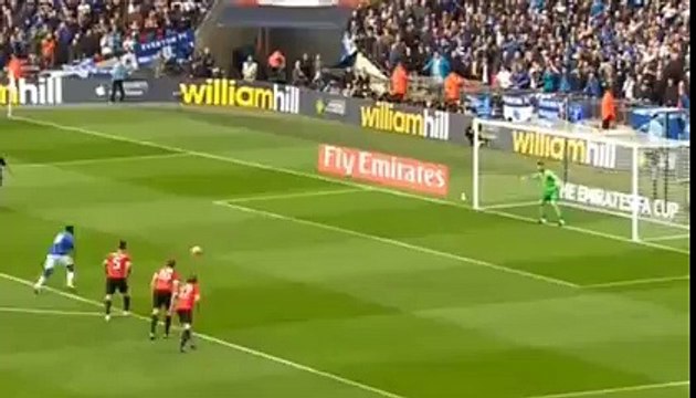 Everton vs Manchester United Romelu Lukaku misses Penalty 23-04-2016 HD