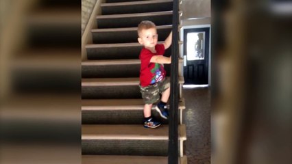 Peter Falling Down The Stairs